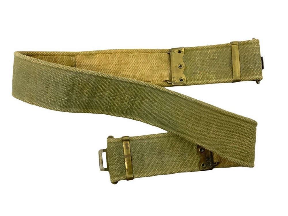 WW2 Canadian 37 Pattern Web Belt Blancoed 2