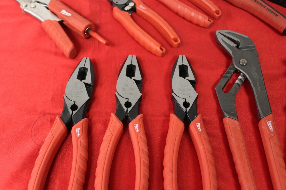 Milwaukee Assorted Tools Lot Klein Tools 9 Tools Total