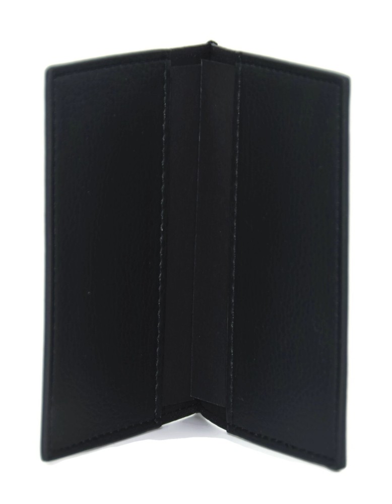 Zenith Black Leather Wallet Card Holder