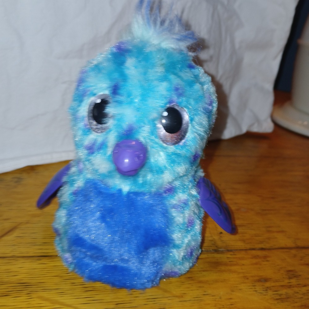Spin Master Hatchimals Penguala Purple Blue 5" Interactive Pet Bird