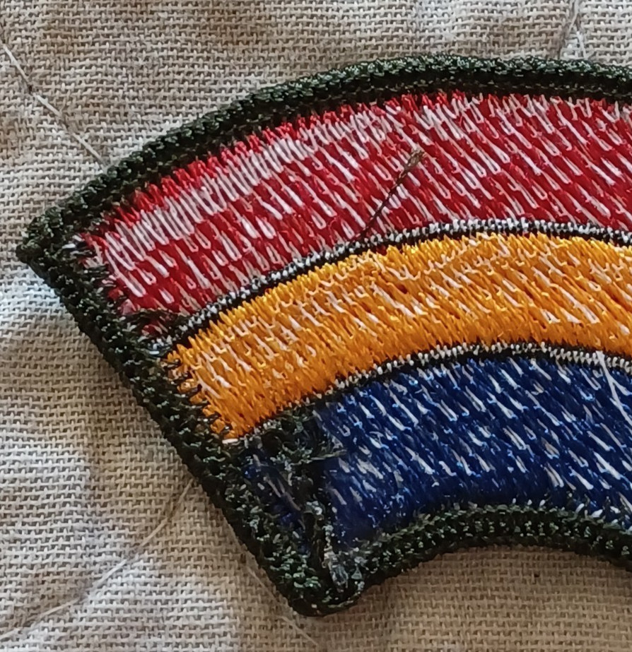 USGI 42d Infantry Division Insignia Rainbow Division New