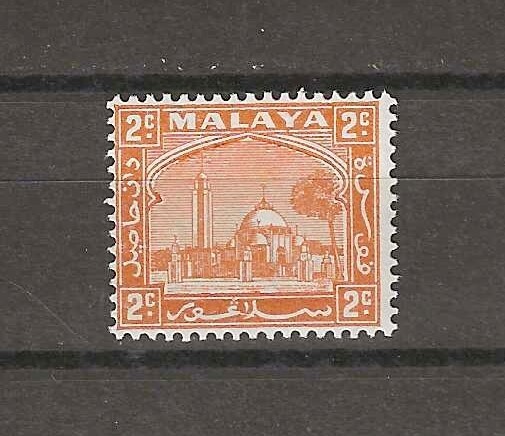 MALAYA/SELANGOR 1935/41 SG 70aa MINT