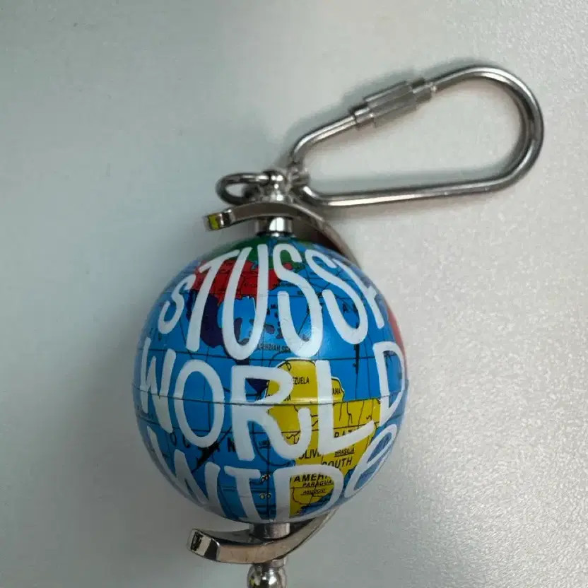 Stussy Globe Keyring Unique Earth Design Official