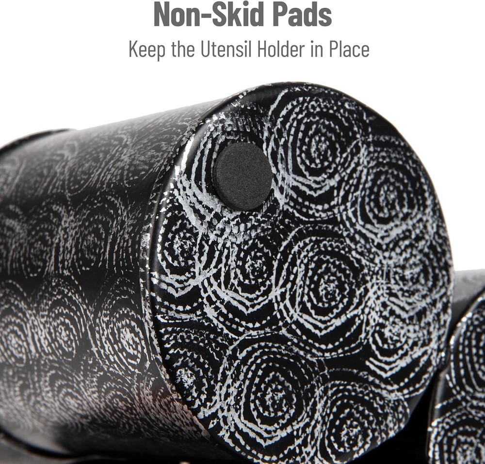 Mind Reader 3-Compartment Metal Organizer Caddy with Handle, Multi-Purpose Stora