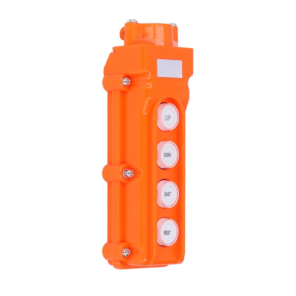 Crane Remote Control Hoist Switch Push Button Box Controller Rainproof New