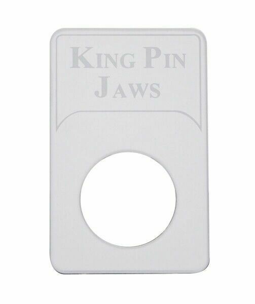 UP Indicator Light Plate Forward Wheel Diff for Kenworth Stainless Etched #48320