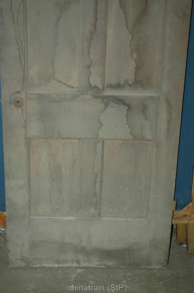 Antique Vintage Solid Wood 4 Panel Door 83.75 x 30"