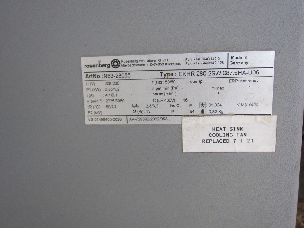 Danfoss 130B6024 DT5 Circuit Board, Used