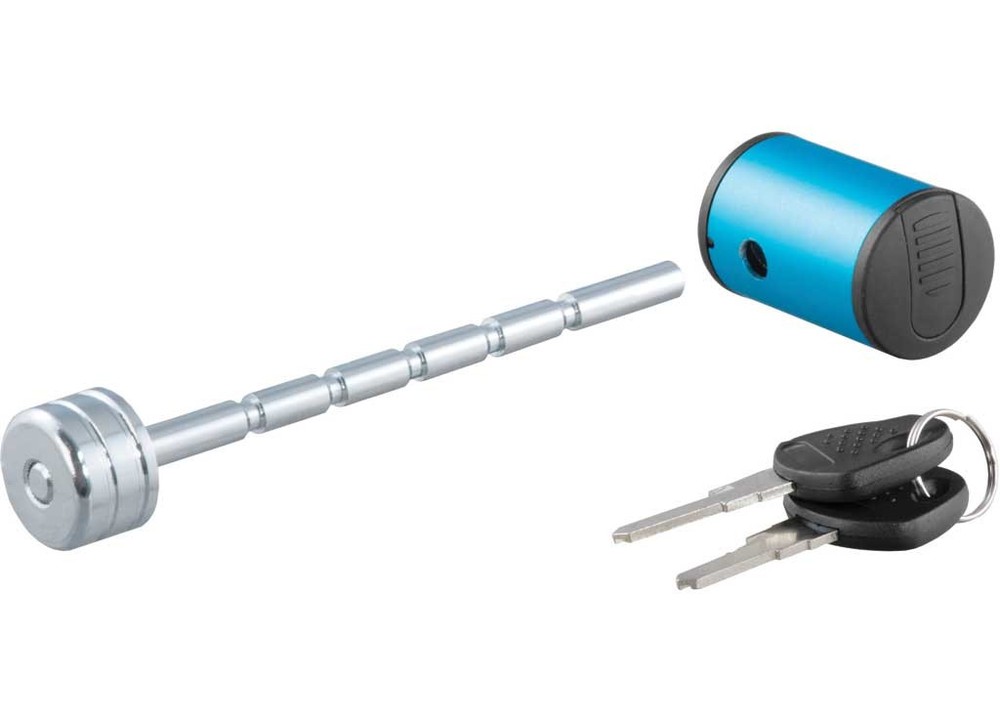 Curt 23503 Adjustable Coupler Lock w/Blue Anodized Head