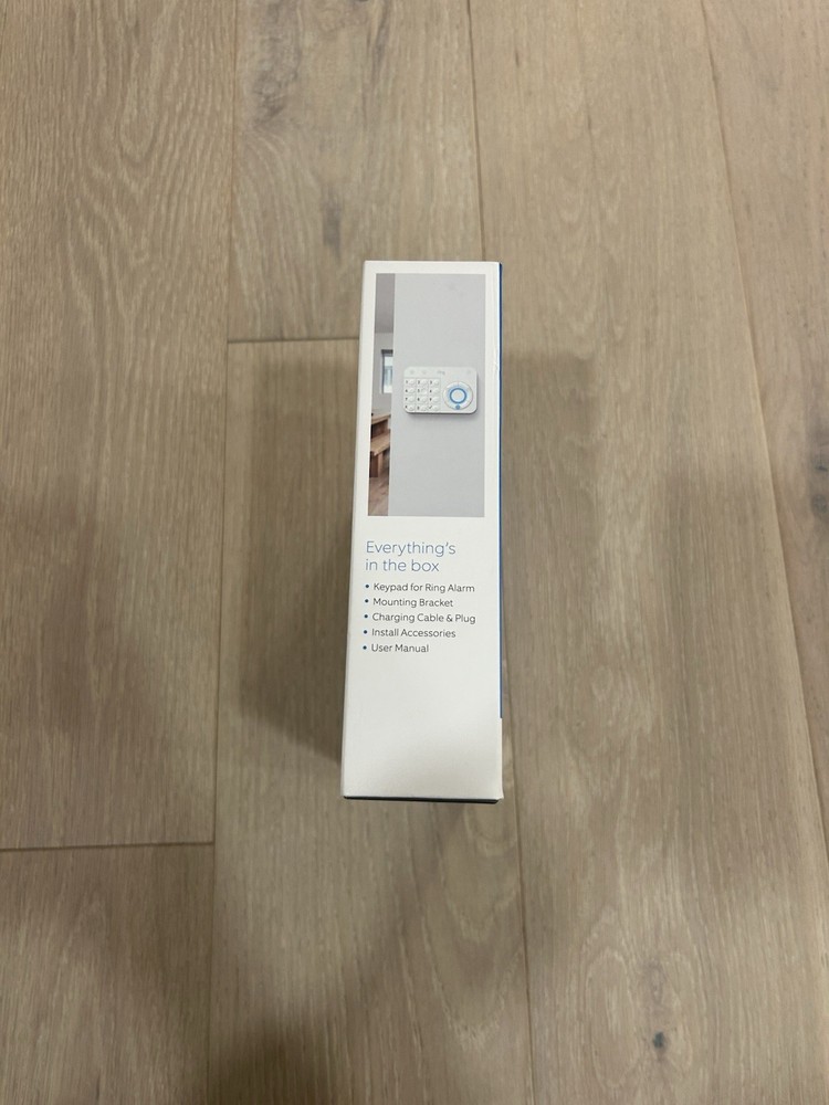 Ring Alarm 1st Generation White Additional Home Security Wireless Keypad; Sealed