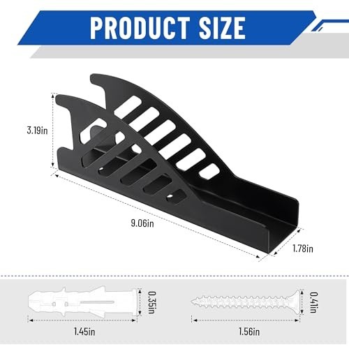 4 Pack Wall Mount Jack Stand Holder Organizer Bracket for 4-6 Ton Stands