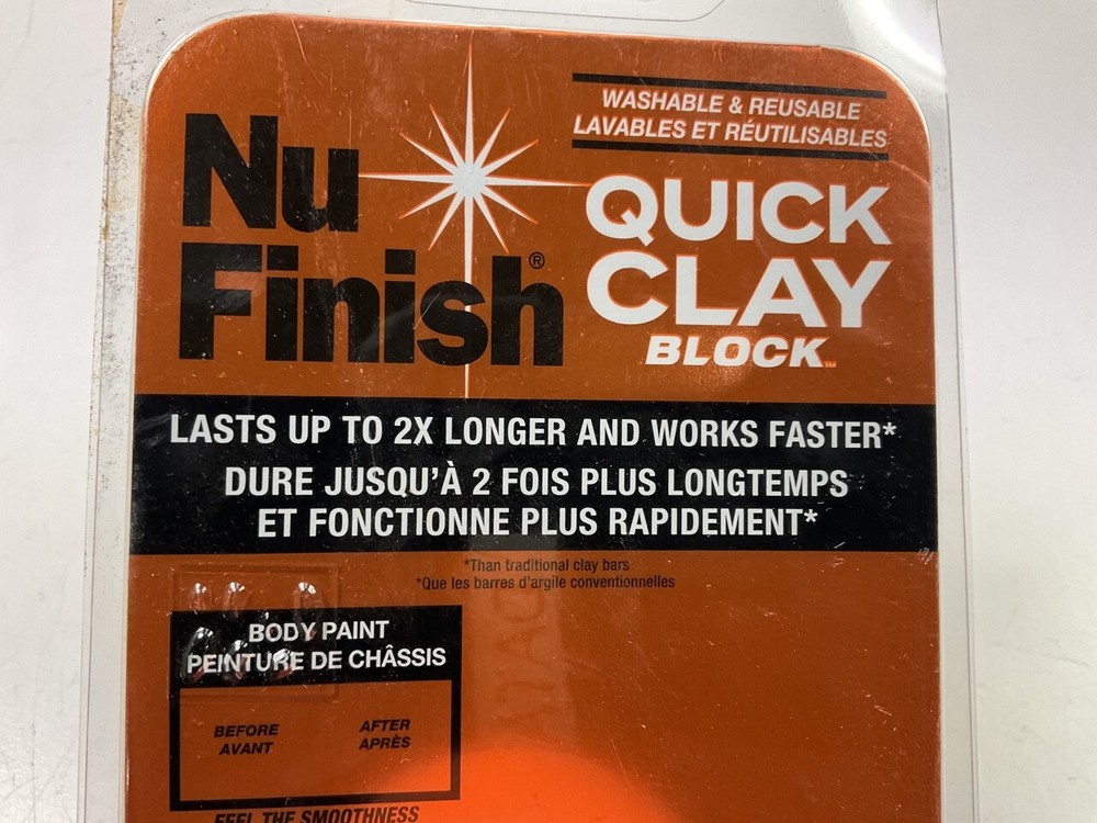(2) Nu Finish 150228 Quick Clay Block - Washable & Reusable