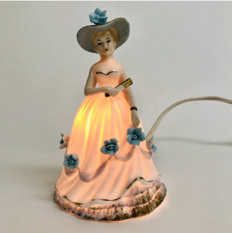 Vintage Southern Belle Night Light W/On-Off Switch