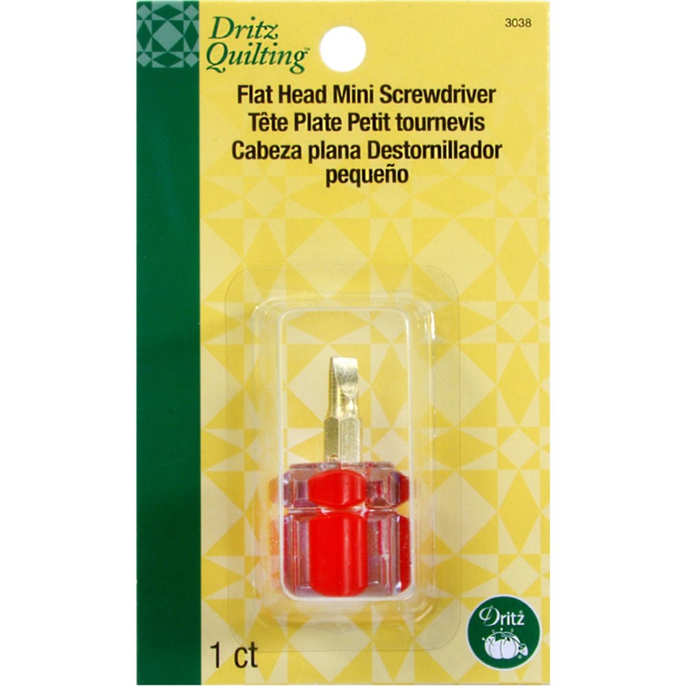 Dritz Quilting Mini Screwdriver-Flat Head Assorted Colors