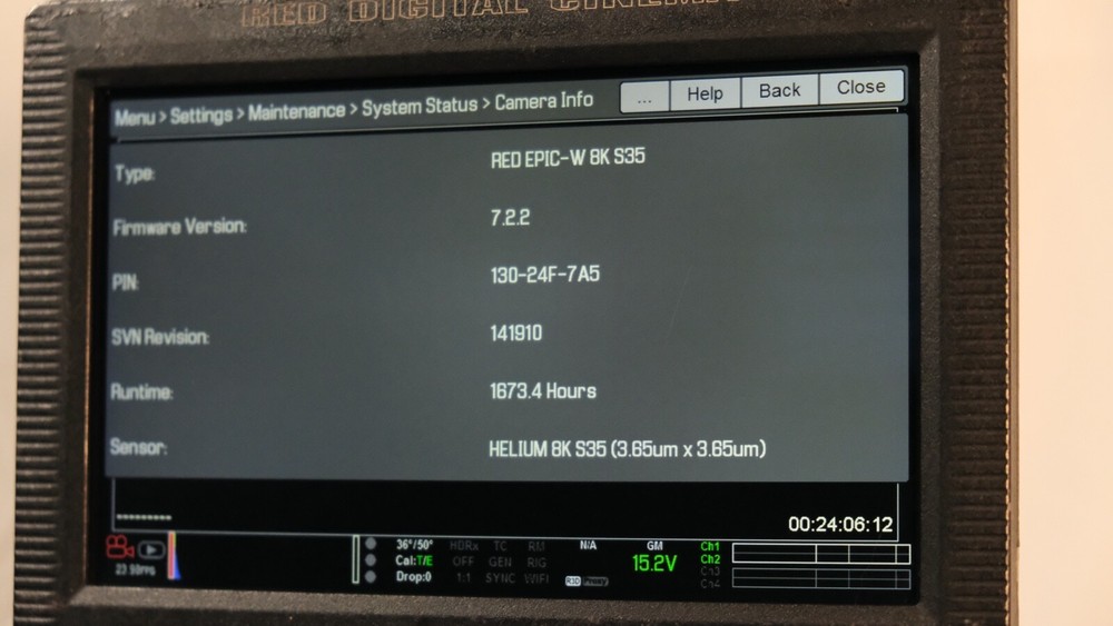 RED EPIC-W HELIUM 8K Camera Package | 1673 hours