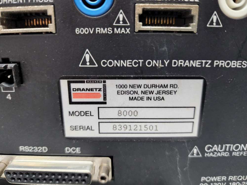 Dranetz 8000 Energy Analyzer