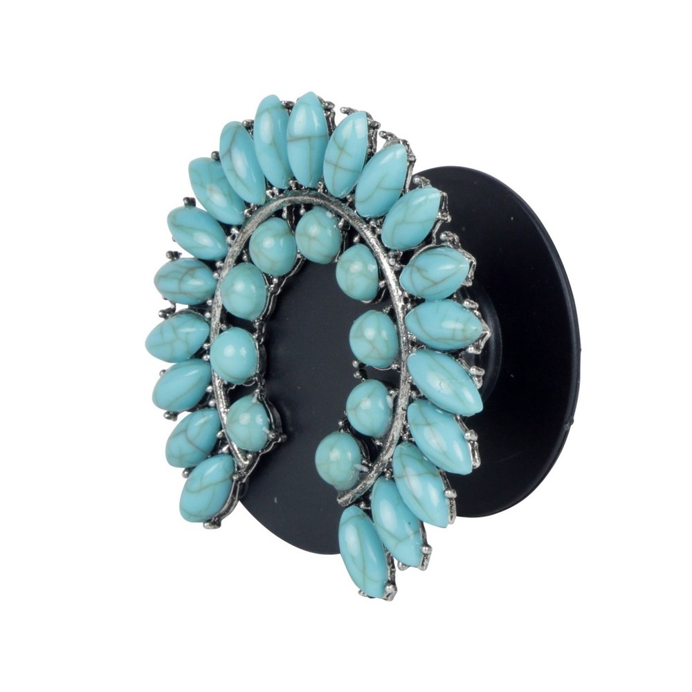 Myra Azure Pearl Rays Phone Socket