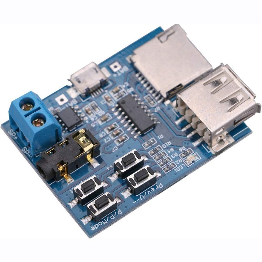 TF Card & U Disk MP3 Decoder Module: High-Quality Sound & Easy Setup