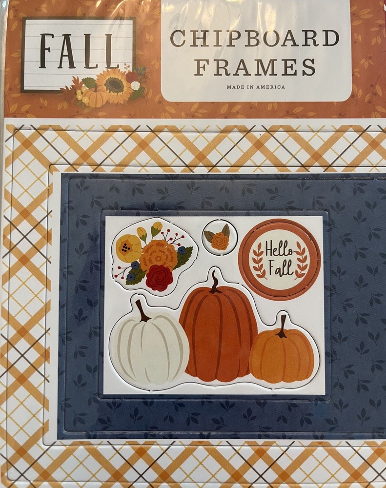 Echo Park Paper FALL 6x13 Sheet of Chipboard Frames