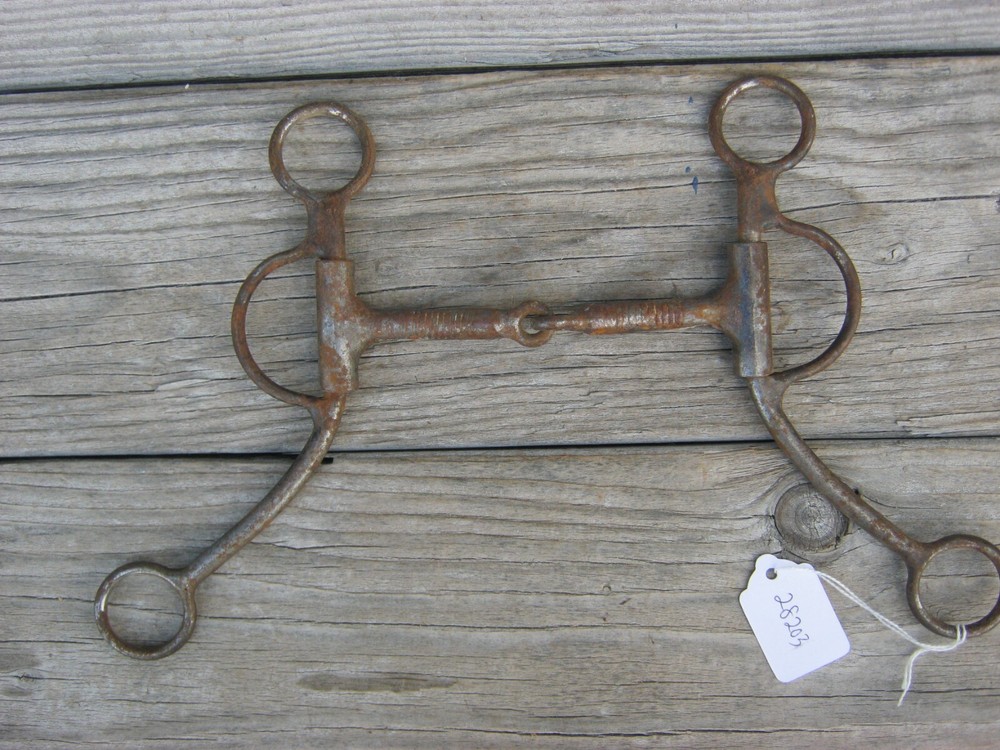 Shanked Snaffle Mouth Curb Bit Transition Training 28203