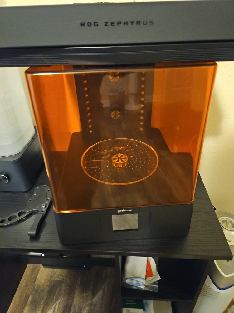 Phrozen 3D Printer, washer, and cure setup