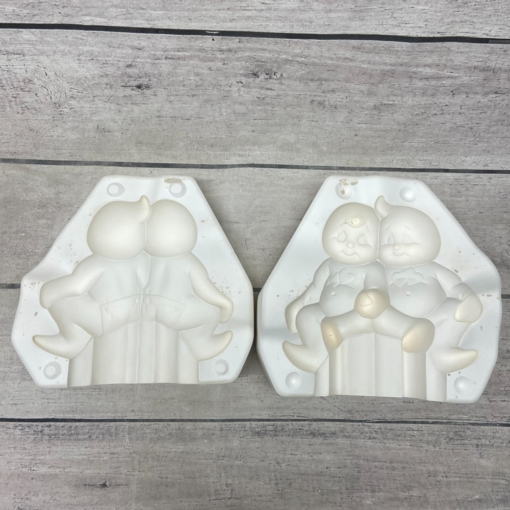 Vintage 1990 Dona’s Molds Ceramic Casting Mold Ghosts For #D-2003