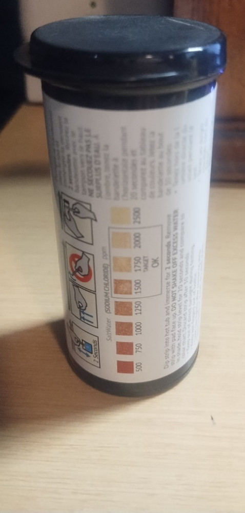 freashwater brand. saltwater test strips