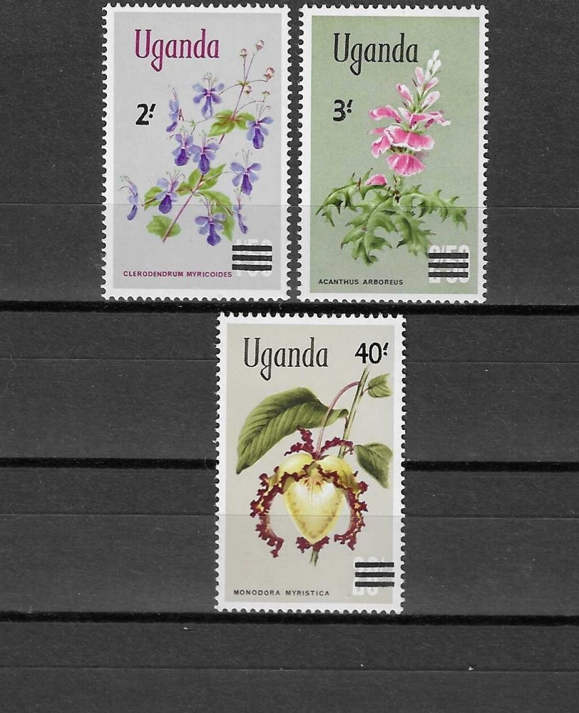 UGANDA 1975 SG 146/148 MNH