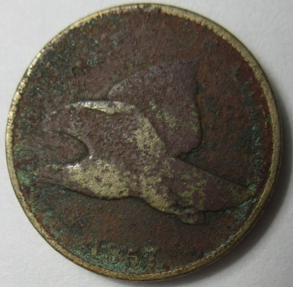 1857 Flying Eagle One Cent  (#126n)