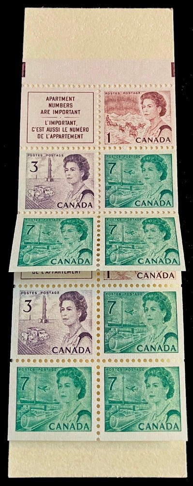 CANADA CENTENNIAL 1967 **EXPERIMENTAL ** BK68ai, TY 2  VRP LF PVA BOTH Panes