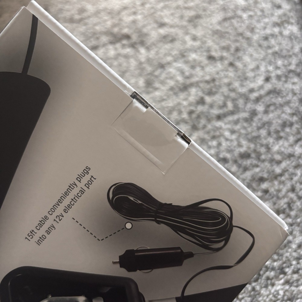 Brookstone Heated Electric Windshield Scraper With LED Light Melts Ice NIB