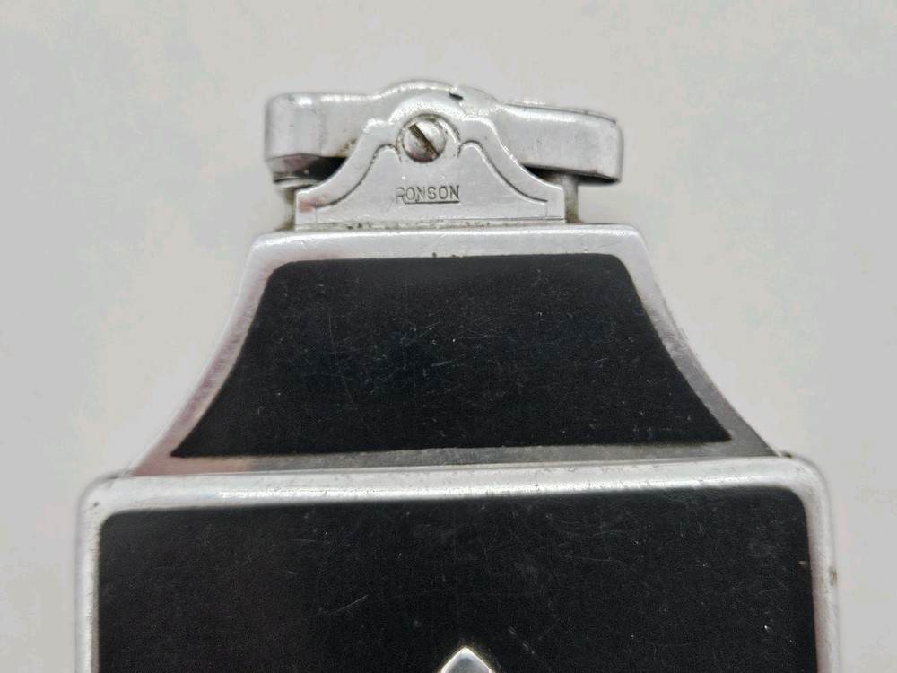 Vintage RONSON Mastercase Art Deco Combination Cigarette Case with Lighter