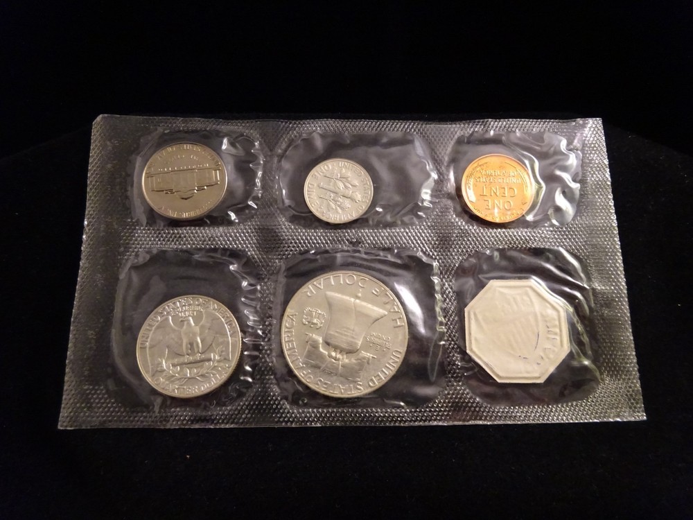 1956 Silver Proof Set U.S. Mint 5-coins Flatpack