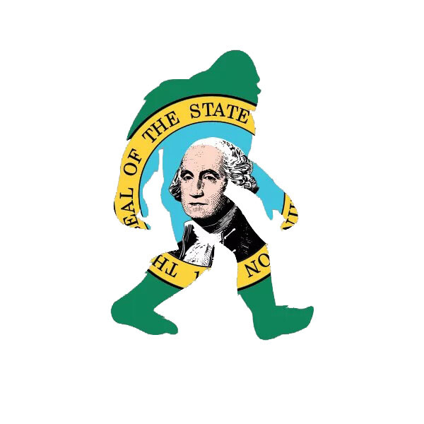 Washington Bigfoot Sticker Decal