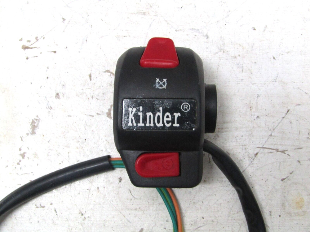 01 Kinder KD80 Four Stroke ATV Handlebar Control On Off Start Switch