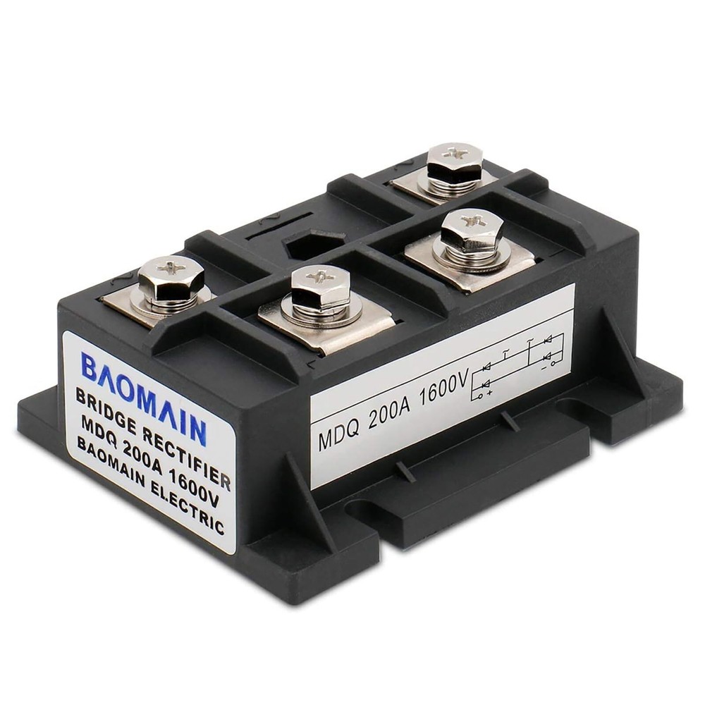 Bridge Rectifier 200A 1600V Full Wave Diode Module Single-Phase MDQ-200A