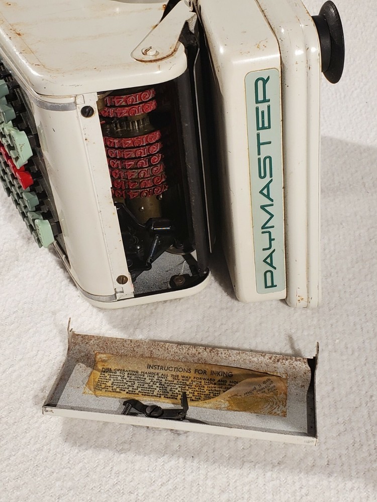 Vintage Paymaster Check Writing Machine Series 700