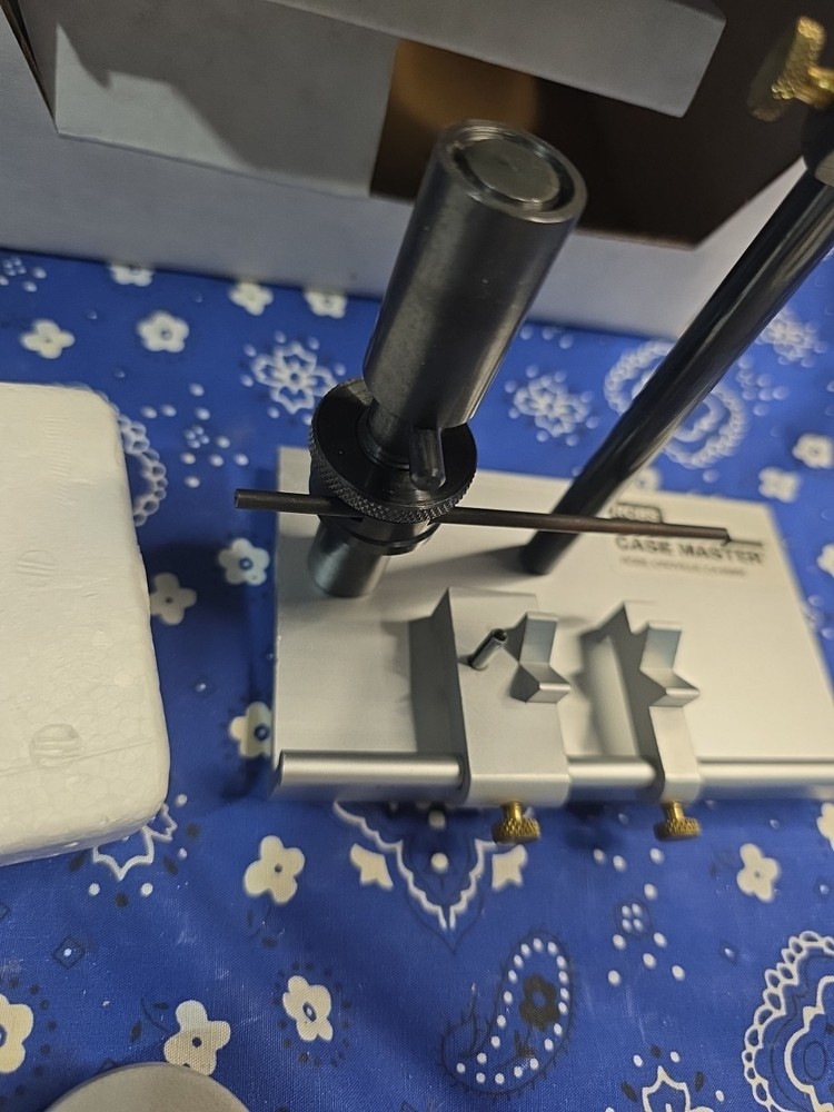 RCBS CASE MASTER GAUGING TOOL CASE NECK CONCENTRICITY THICKNESS LENGTH GAGE