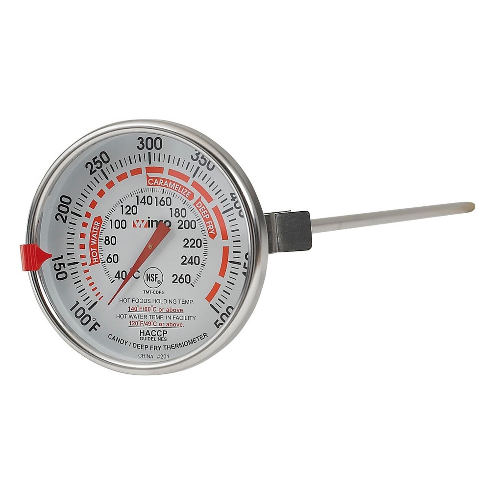 Deepfry/Candy Thermometer, 3" Dial, 12" Probe (12 Each)