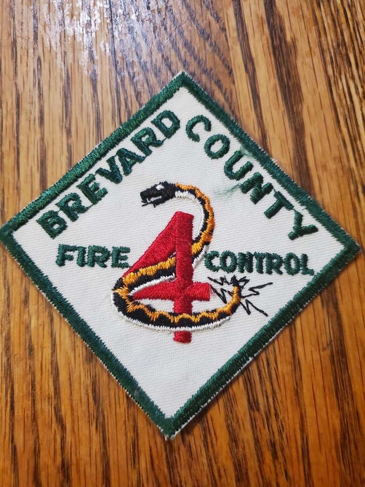 vintage Brevard County, Florida Fire Control 4 patch