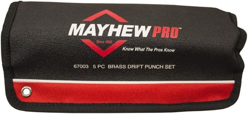 Mayhew Tools Brass Drift Punch Set 5 Piece Model 67003