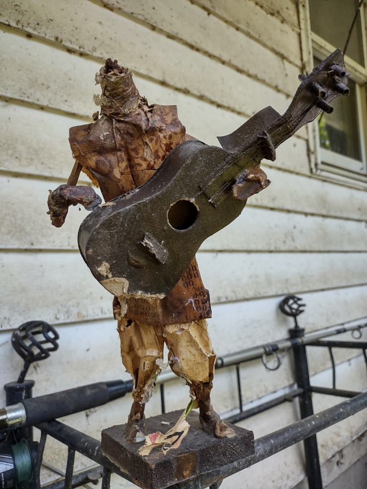 Haunted Headless Paper Mache Man!