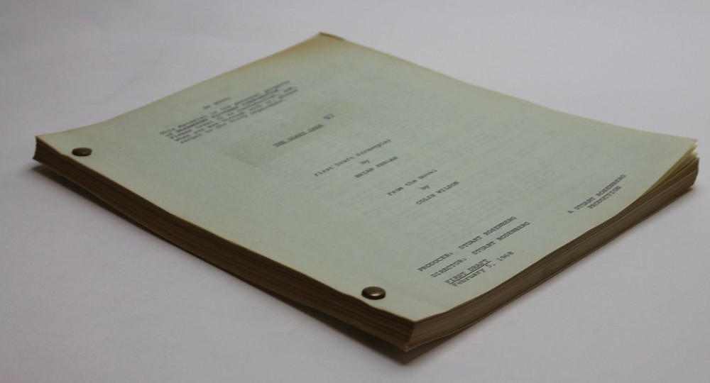 THE GLASS CAGE / Brian Phelan 1968 Unproduced Paramount Screenplay