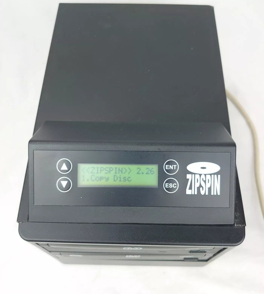 PDE Tech DVD121-PRO-WM ZipSpin DVD Duplicator Tested Working
