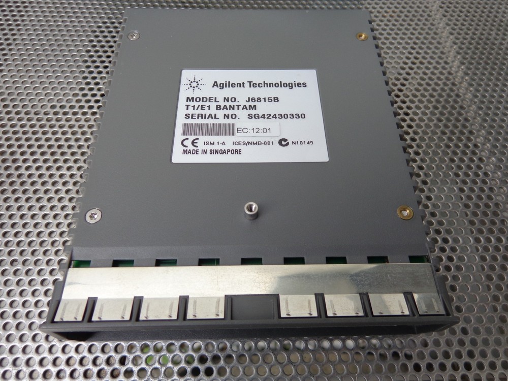 HP Agilent Keysight J6815B TE1-E1 Line Interface Module for Network Analyzer