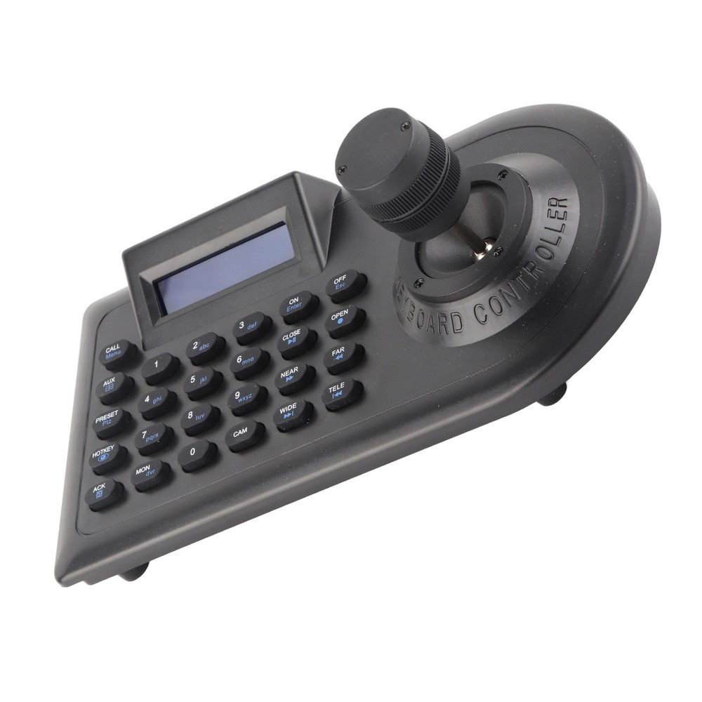 US Plug 3D PTZ Camera Controller Strong Compatibility LCD Display With