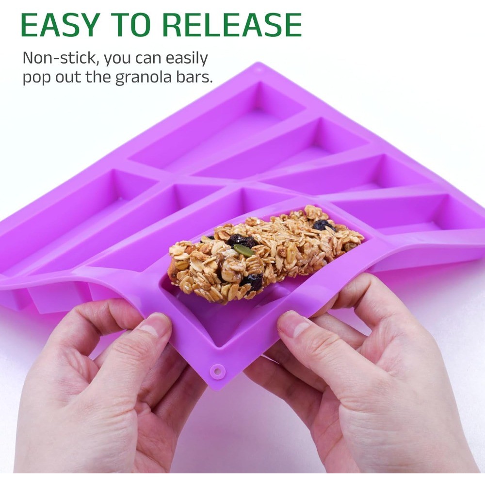 Silicone Bar Molds Rectangle Mold for Granola Bar Mold