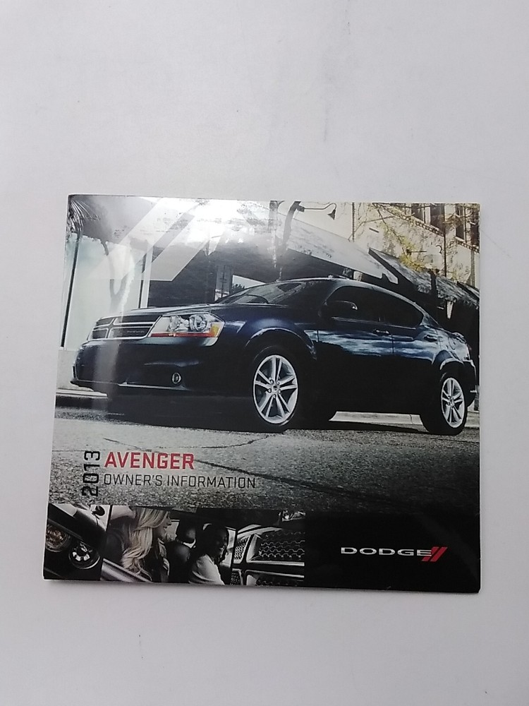 2013 Dodge Avenger User Guide OEM