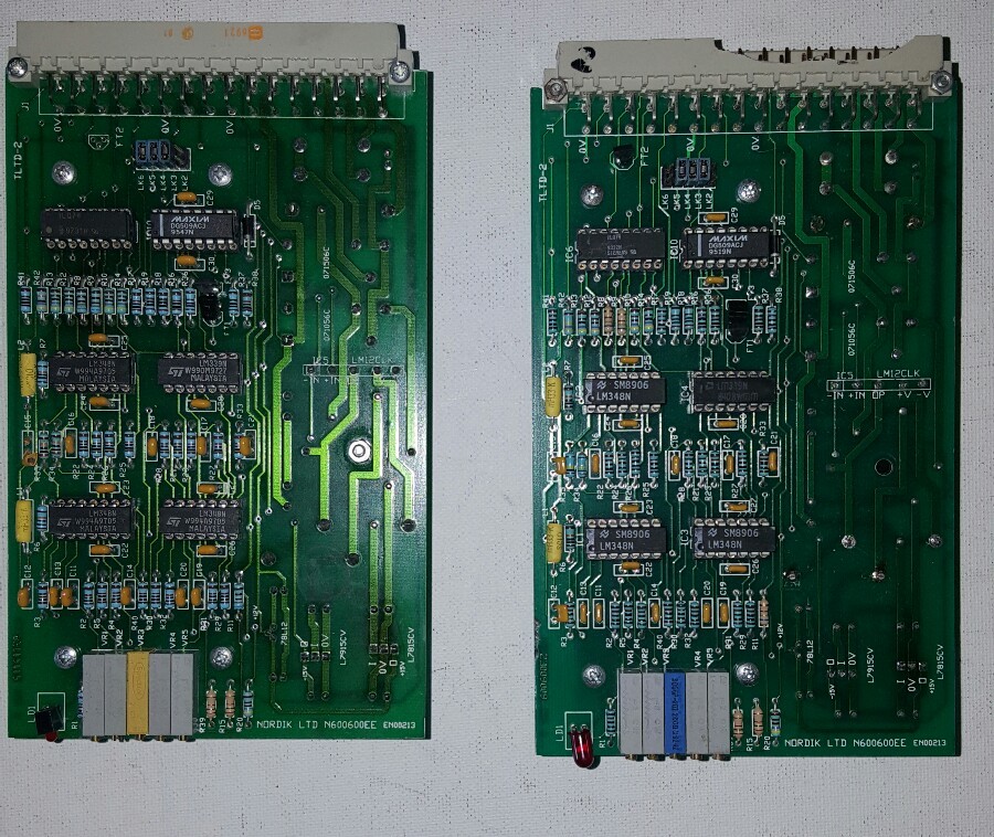 Lot of 2 Nordiko N600600EE PCB Module Board