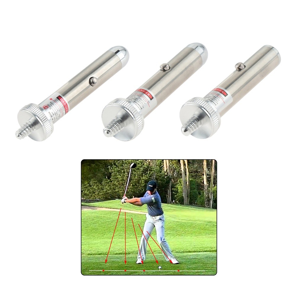 Golf Swing Corrector W/ LR44 Button Battery Laser Plane Trainer Direction